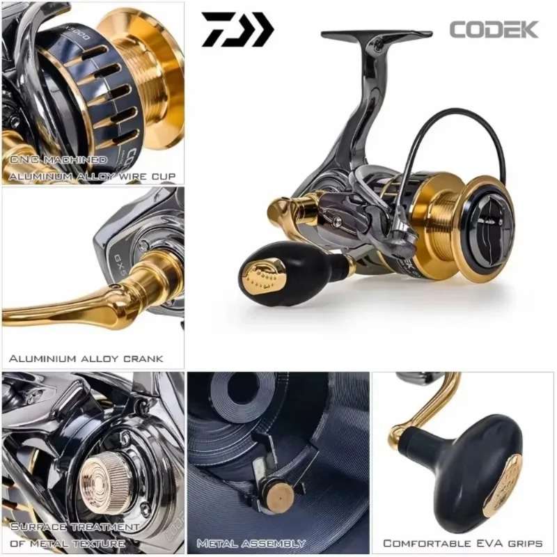 ダイワ CODEK スピニングリール ベイトキャスティングリ - Daiwa Reel Fuego のレビューと価格