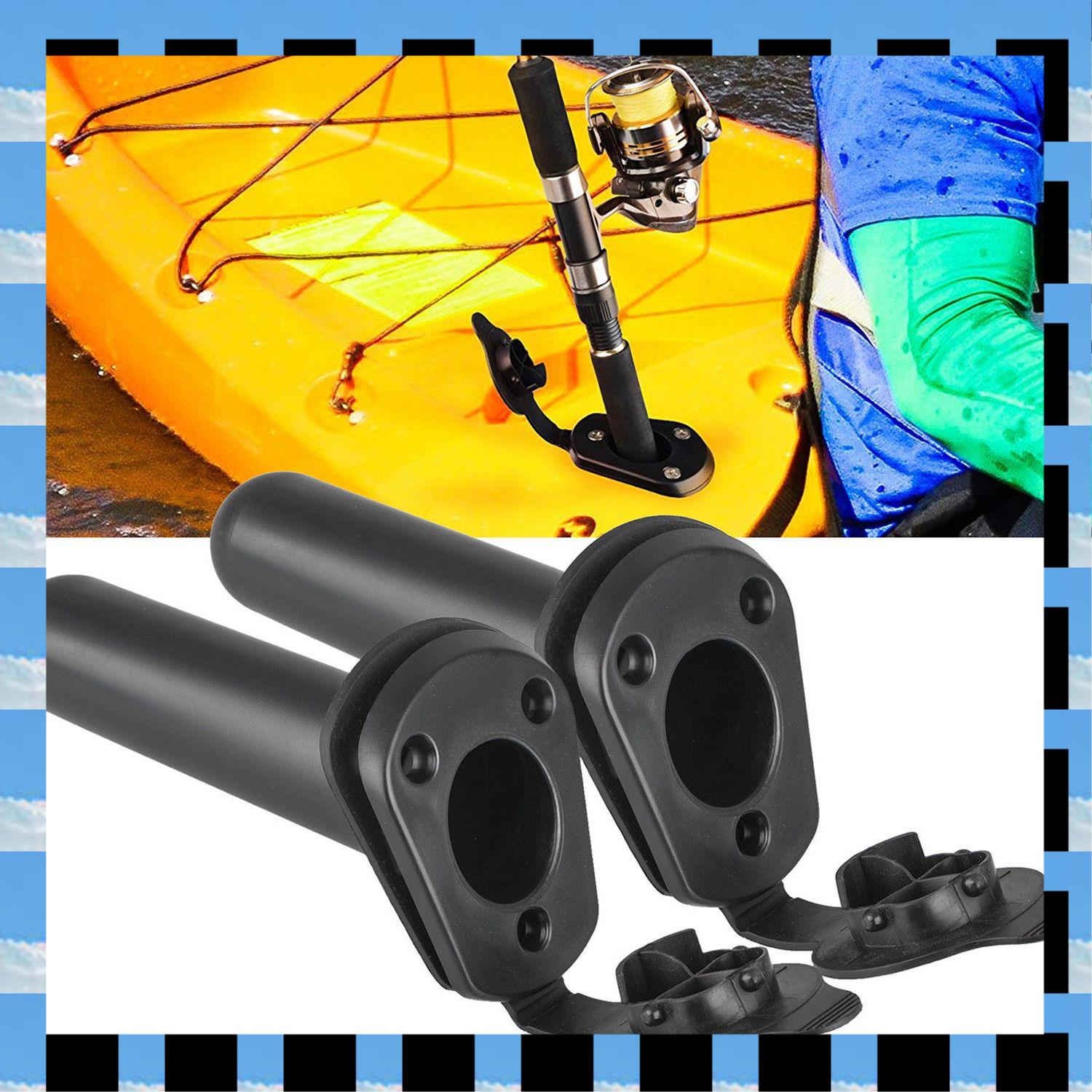 ABME 1個 フラッシュマウント釣り竿ホルダーブラケット  - Fishing Kayak Rod Holder のレビューと価格